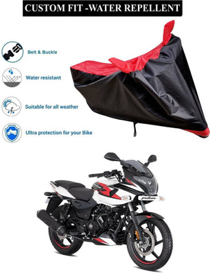 PAGORA Waterproof Two Wheeler Cover for Bajaj(Pulsar 220F, Red)