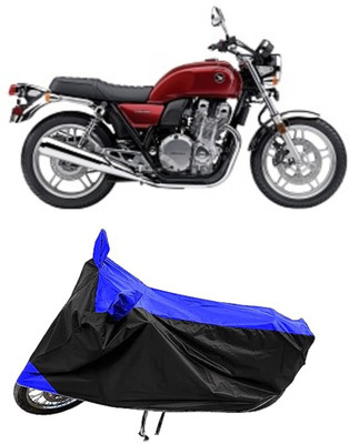 MMSSTAR Waterproof Two Wheeler Cover for Honda(CB, Blue)