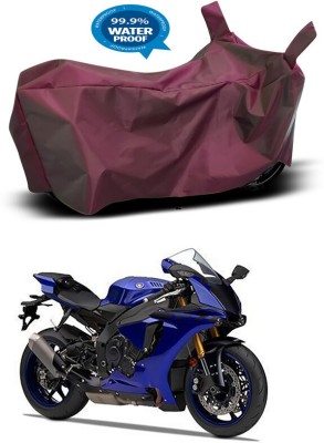 Ascension Waterproof Two Wheeler Cover for Yamaha(YZF R1, Maroon)