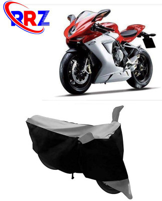 RRZ Waterproof Two Wheeler Cover for MV Agusta(F3, Black, Grey)