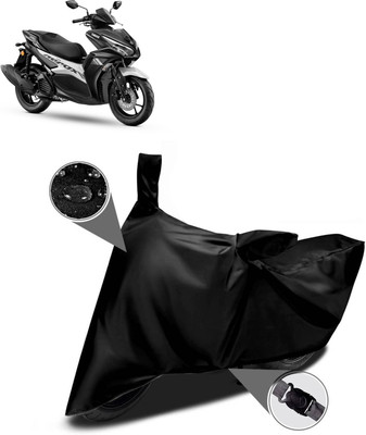 DeepShakshi AUTOMOTIVE Two Wheeler Cover for Yamaha(Aerox 155 Maxi BS6, Black)