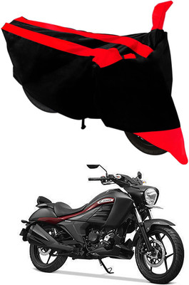 MMSSTAR Waterproof Two Wheeler Cover for Suzuki(Intruder 250, Red, Black)