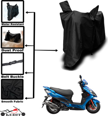 AASHTIK MART Two Wheeler Cover for Hero(Electric Zippy, Black)