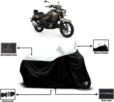 Amexride Two Wheeler Cover for Suzuki(Intruder 250, White)