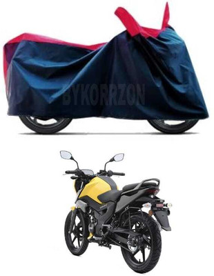 bykorrzon Two Wheeler Cover for TVS(Raider, Red, Blue)