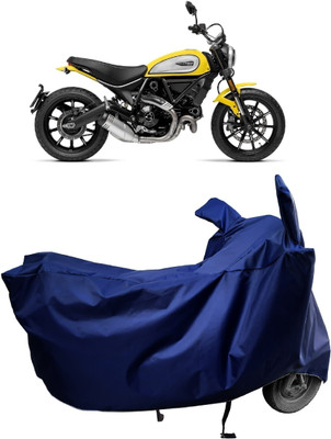 Amexride Two Wheeler Cover for Ducati(Scrambler Icon, Blue)