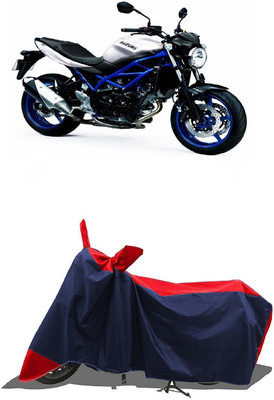 SUGASHRI Waterproof Two Wheeler Cover for Suzuki(SV650, Red, Blue)
