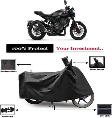 KEDIT Two Wheeler Cover for Honda(CB 1000R, Black)