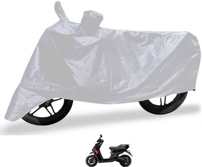 MOCKHE Waterproof Two Wheeler Cover for Ather(450 X, Silver)