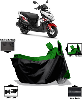 Amexride Two Wheeler Cover for Yamaha(Ray ZR, Green)