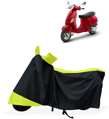 Tricway Two Wheeler Cover for Vespa(ZX 125, Yellow)