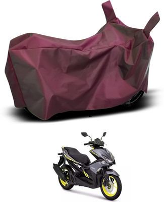 CODOKI Waterproof Two Wheeler Cover for Yamaha(Aerox 155 Maxi, Maroon)