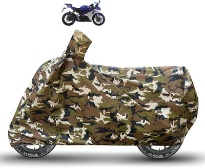 Caronix Waterproof Two Wheeler Cover for Yamaha(YZF R15, Multicolor)