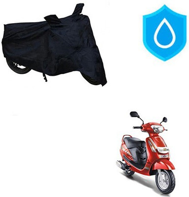 DeepShakshi AUTOMOTIVE Waterproof Two Wheeler Cover for Mahindra(Duro DZ, Black)