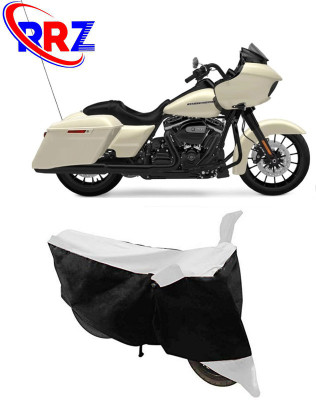 RRZ Waterproof Two Wheeler Cover for Harley Davidson(Road Glide Special, Black, White)