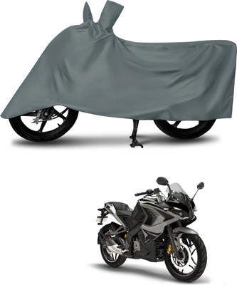 DeepShakshi AUTOMOTIVE Waterproof Two Wheeler Cover for Bajaj(Pulsar RS 200, Grey)