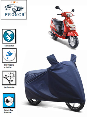 FRONCH Waterproof Two Wheeler Cover for Mahindra(Duro, Blue)