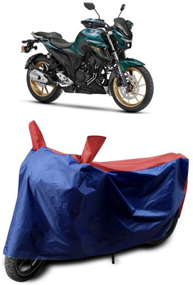 KEDIT Two Wheeler Cover for Yamaha(FZ 25, Red, Blue)