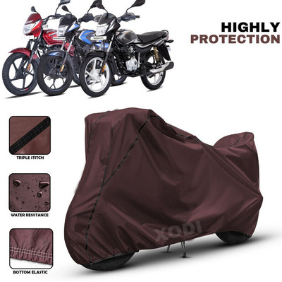 xodi Waterproof Two Wheeler Cover for Bajaj(Platina, Maroon, Black)
