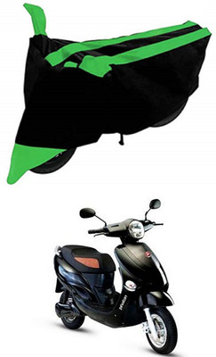 Mdstar Waterproof Two Wheeler Cover for Hero(Electric Photon, Green, Black)
