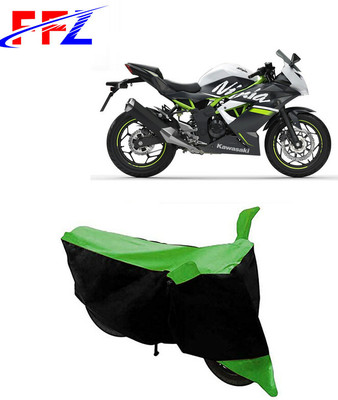 FFZ Two Wheeler Cover for Kawasaki(Ninja, Black, Green)