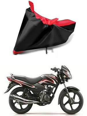 DeepShakshi AUTOMOTIVE Waterproof Two Wheeler Cover for TVS(Sport KS, Red, Black)