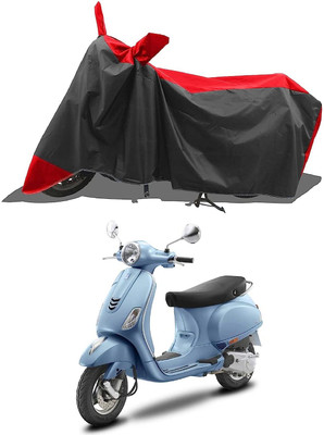 AASHTIK MART Two Wheeler Cover for Vespa(ZX 125, Red)