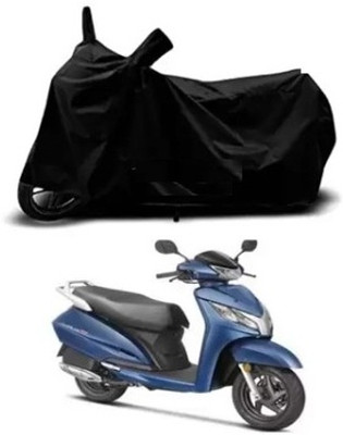 Tritika Waterproof Two Wheeler Cover for Honda(Activa 125, Black)