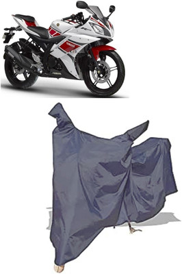 Amexride Two Wheeler Cover for Yamaha(YZF-R15 V2, Grey)