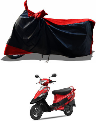DeepShakshi AUTOMOTIVE Waterproof Two Wheeler Cover for TVS(Pep Plus BS6, Red)
