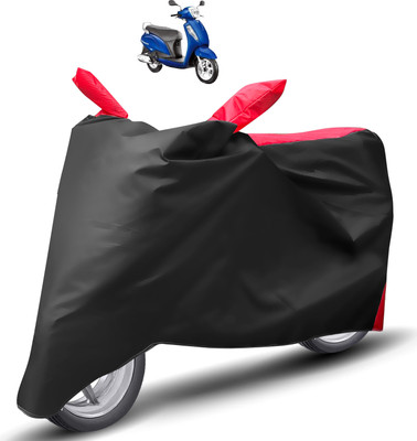 Caronix Two Wheeler Cover for Suzuki(Access 125, Red)