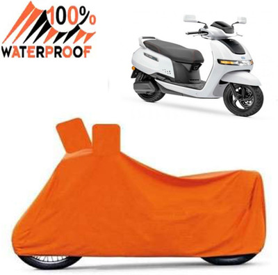 Autoinnovation Waterproof Two Wheeler Cover for TVS(iQube Electric, Orange)