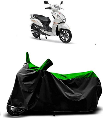 VESMEI Two Wheeler Cover for Ampere(Magnus BS6, Green)