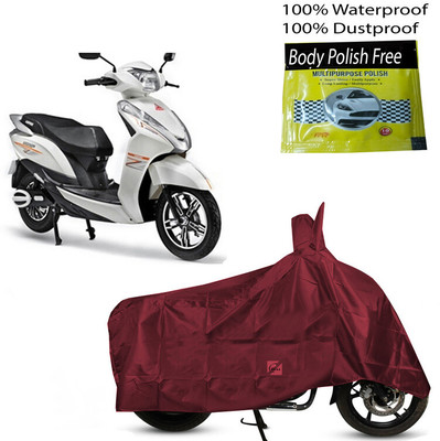 EGAL Waterproof Two Wheeler Cover for Ampere(Magnus BS6, Maroon)