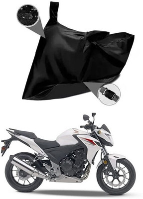 KEDIT Two Wheeler Cover for Honda(CB500F, Black)