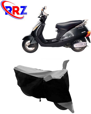 RRZ Waterproof Two Wheeler Cover for Kinetic(Nova EX, Black, Grey)