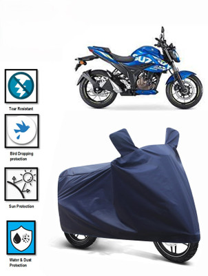 DeepShakshi AUTOMOTIVE Two Wheeler Cover for Suzuki(Gixxer 250, Blue)