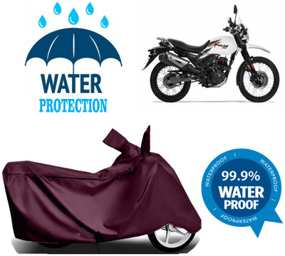 RTS COLLECTIONS Waterproof Two Wheeler Cover for Hero(Xpulse 200T, Maroon)