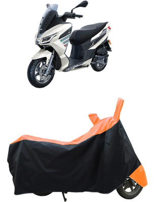Coxtor Waterproof Two Wheeler Cover for Aprilia(SXR 160 BS6, Orange)