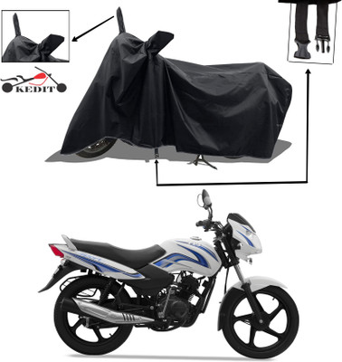 KEDIT Two Wheeler Cover for TVS(Sport ES, Black)