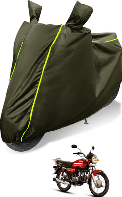 Auto Hub Waterproof Two Wheeler Cover for Hero(CD Dawn, Green)