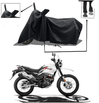 JVBRANGI Waterproof Two Wheeler Cover for Hero(Xpulse 200T, Black)
