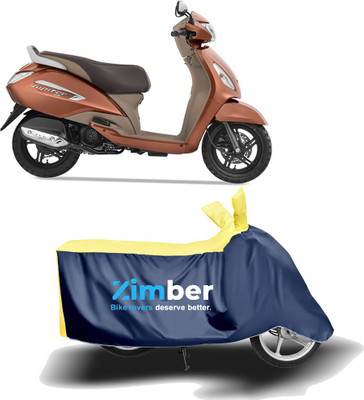 THE REAL ARV Two Wheeler Cover for TVS(Jupiter, Yellow, Blue)