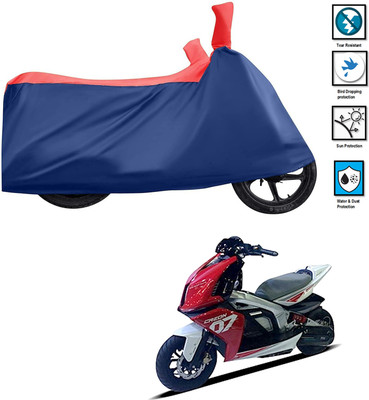 PAGORA Waterproof Two Wheeler Cover for TVS(Creon BS6, Red)