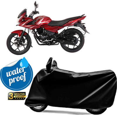 DeepShakshi AUTOMOTIVE Two Wheeler Cover for Bajaj(Pulsar 150, Black)