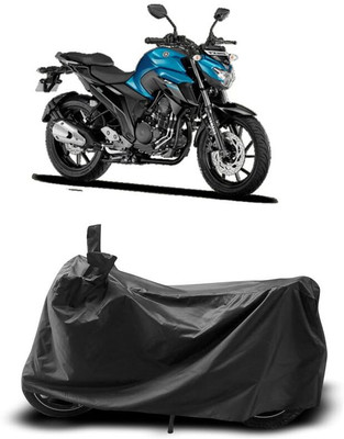KEDIT Two Wheeler Cover for Yamaha(FZ-25, Black)