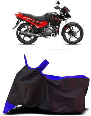 VESMEI Two Wheeler Cover for Hero(Glamour Programmed FI, Blue)