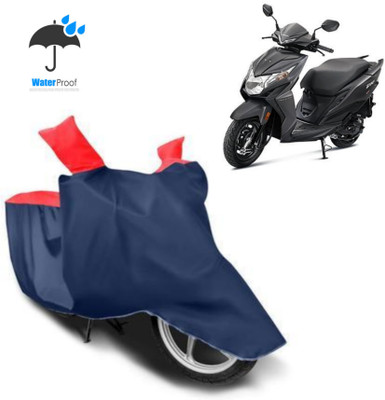 AIKOZIYA Waterproof Two Wheeler Cover for Honda(Dio, Red, Blue)