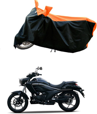 AESTRYD Two Wheeler Cover for Suzuki(intruder 150, Orange)