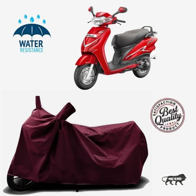 JSJINSIL Waterproof Two Wheeler Cover for Hero(Duet VX 110CC, Maroon)